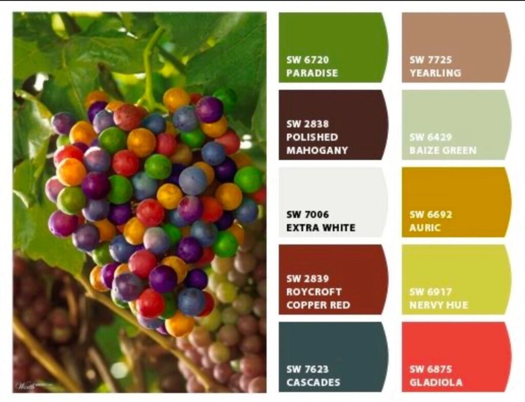 Sherwin Williams Coffee Bean Colors. A series of coffee inspired paint colors.