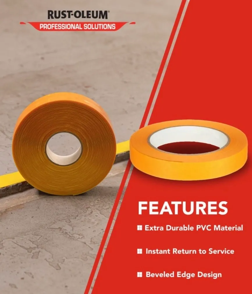 Rust-Oleum Line Marking Tape.