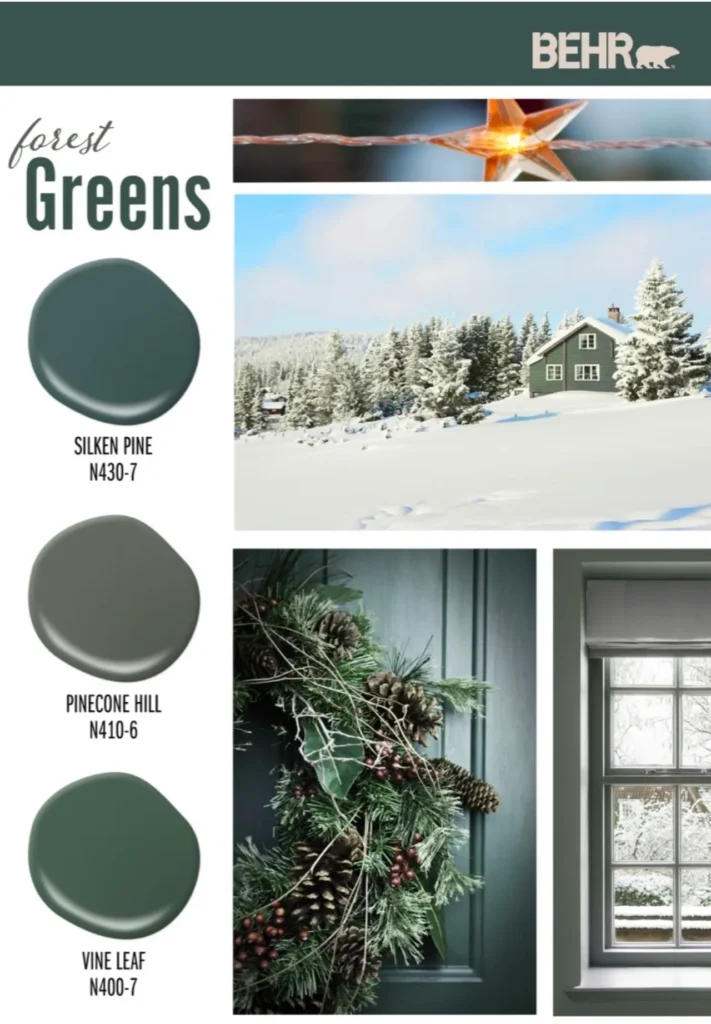 Popular Behr Greens.