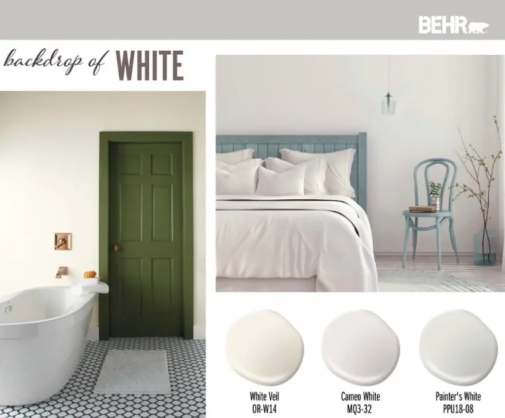Popular White Paint Colors.