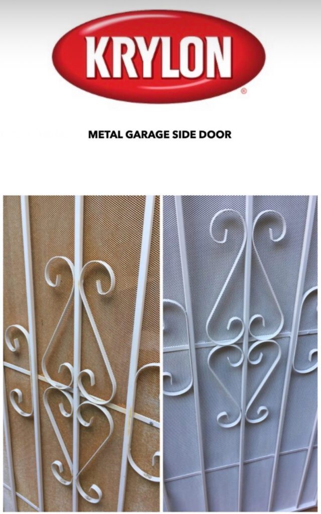 Krylon Small Projects Security Door Painting.