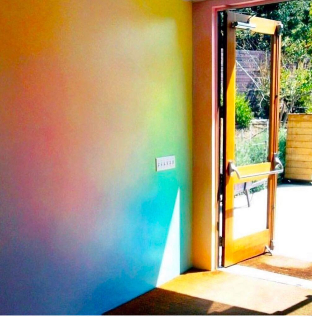 Multi-Color Ombre Painting.