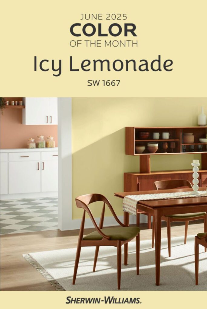 June 2025 Sherwin Williams Color of the Month.