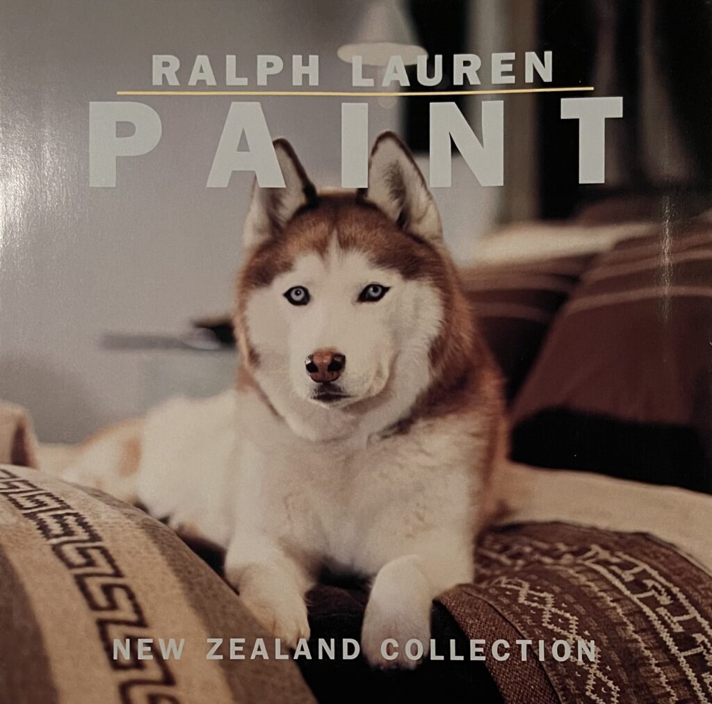 1997 Ralph Lauren New Zealand Color Chart. Ralph Lauren New Zealand Color Chart Front Cover.
