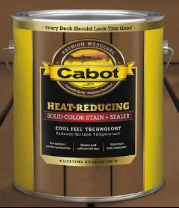 Cabot Heat-Reducing Solid Color Stain and Sealer. All About House Painting.
