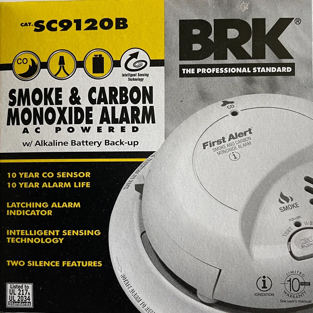 Smoke and Carbon Monoxide Alarm.