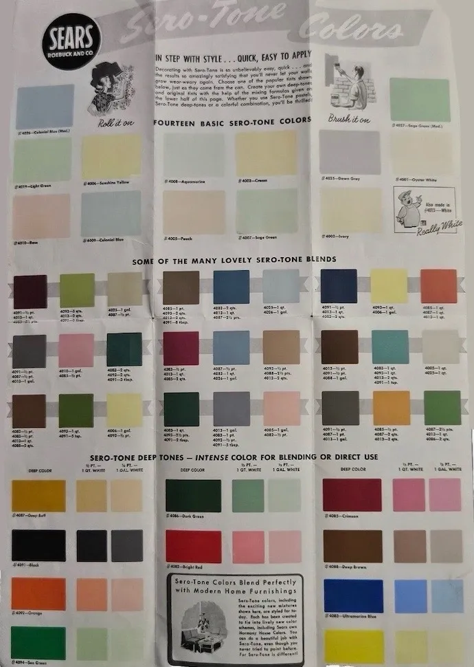 Vintage House Color Combinations.