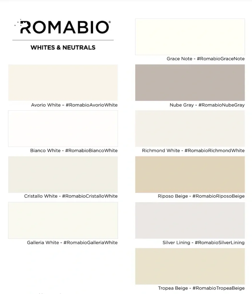 Romabio Whites & Neutrals.