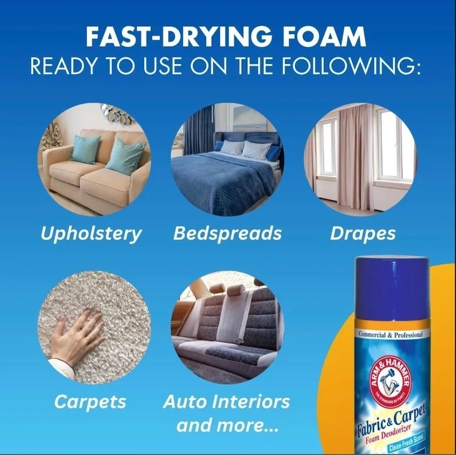 Fabric & Carpet Deodorizer.