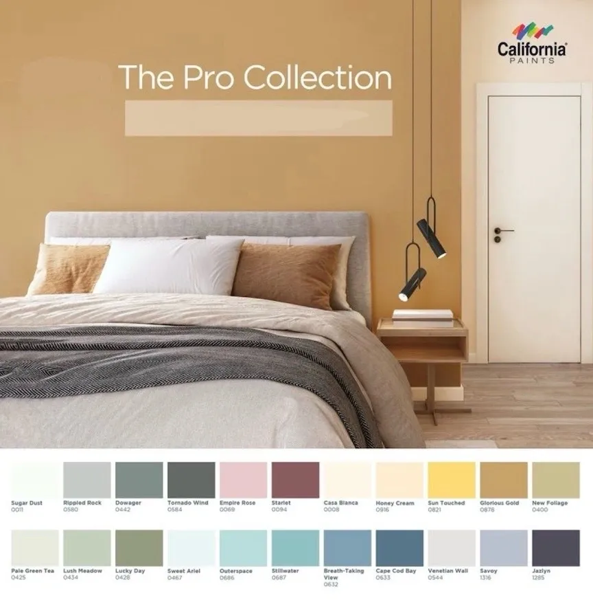 22 Contemporary Paint Colors of the Pro Collection