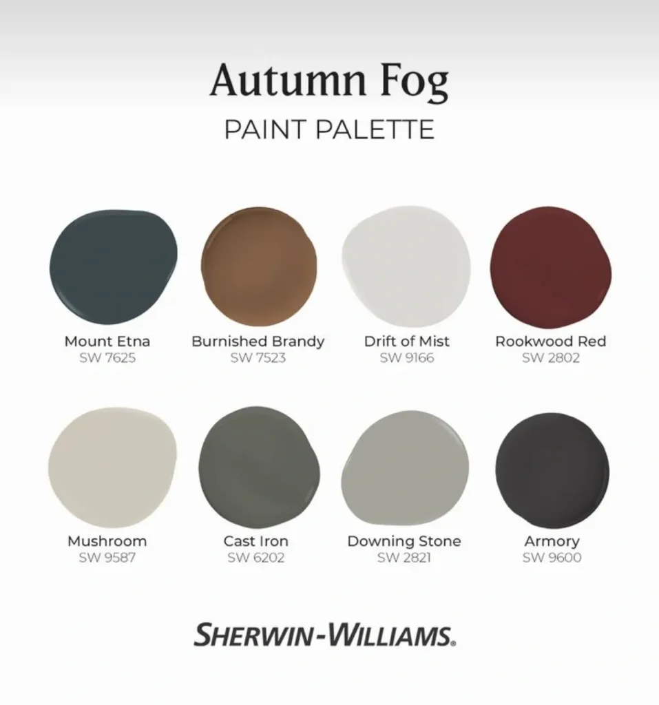 Sherwin Williams Autumn Colors.