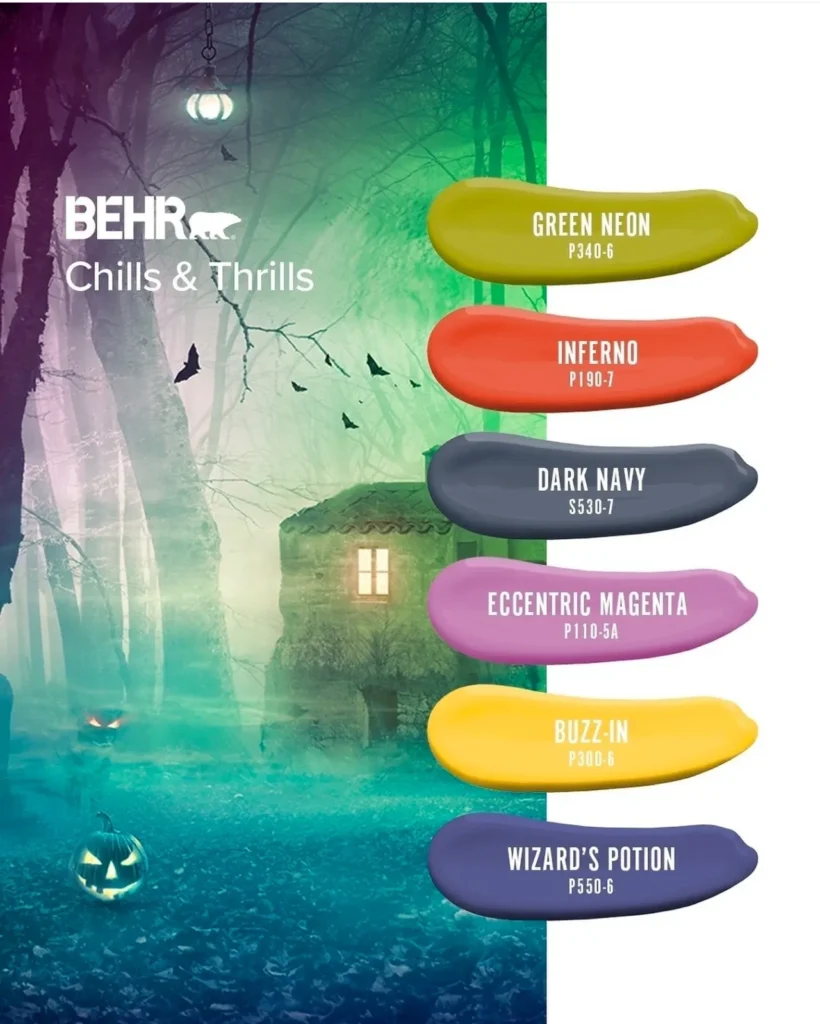Behr Halloween Colors. All About House Painting.