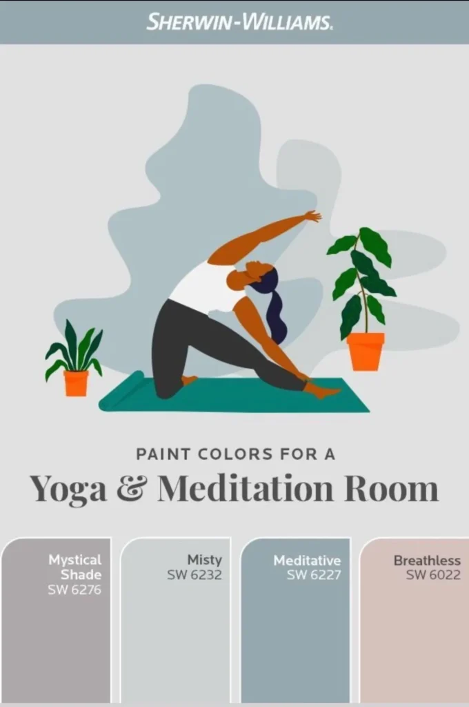 Yoga Room Paint Colors.