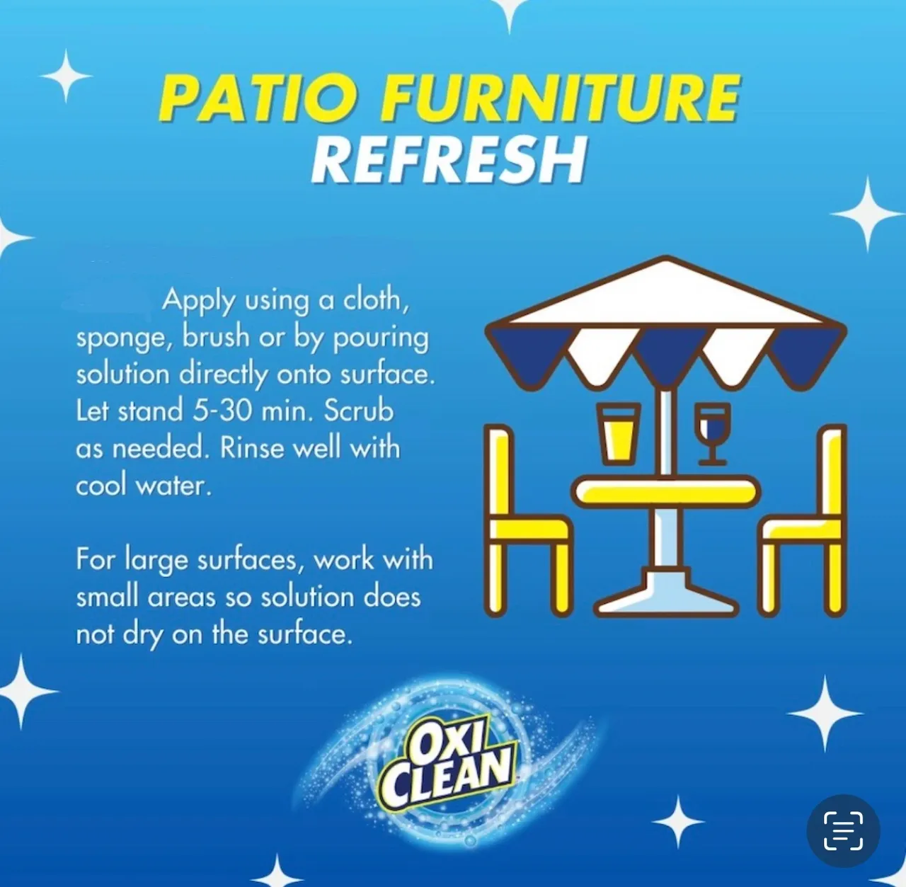 Patio Furniture Cleaning.