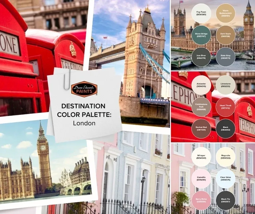 London Inspired Colors.