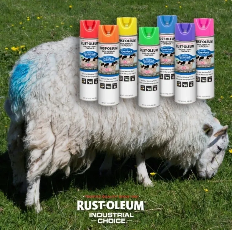 Rust-Oleum Livestock Paint Colors.