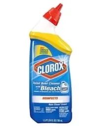 Clorox Toilet Bowl Cleaner with Bleach.