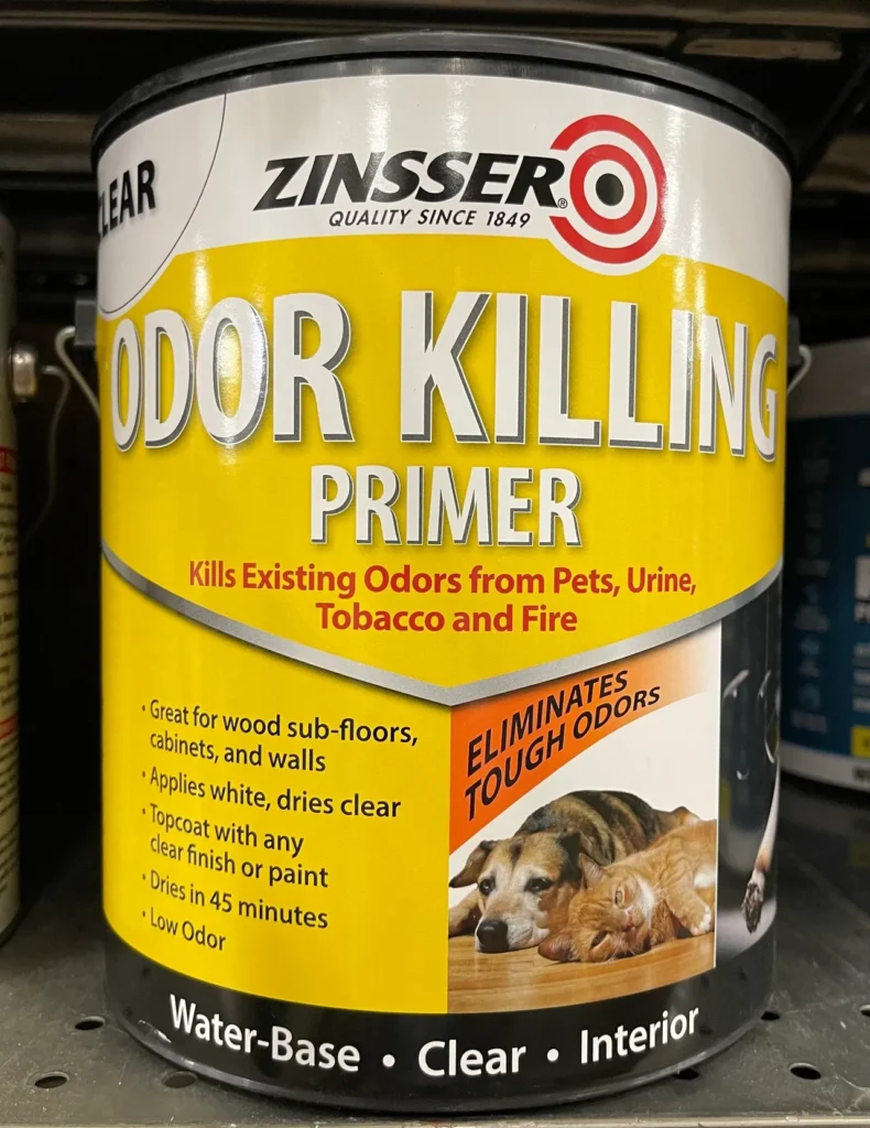 Zinsser Odor Killing Primer.