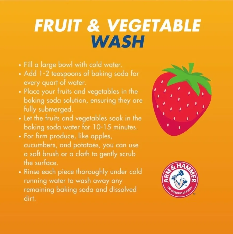 Arm & Hammer Fruit & Vegetable Wash.