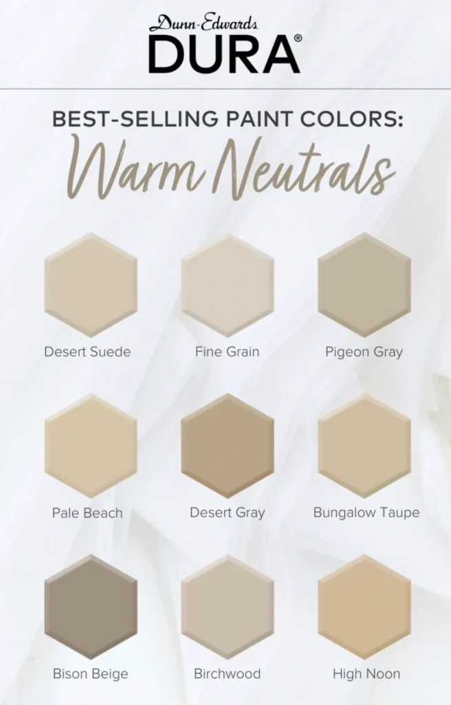 Dunn Edwards Dura Warm Neutrals.