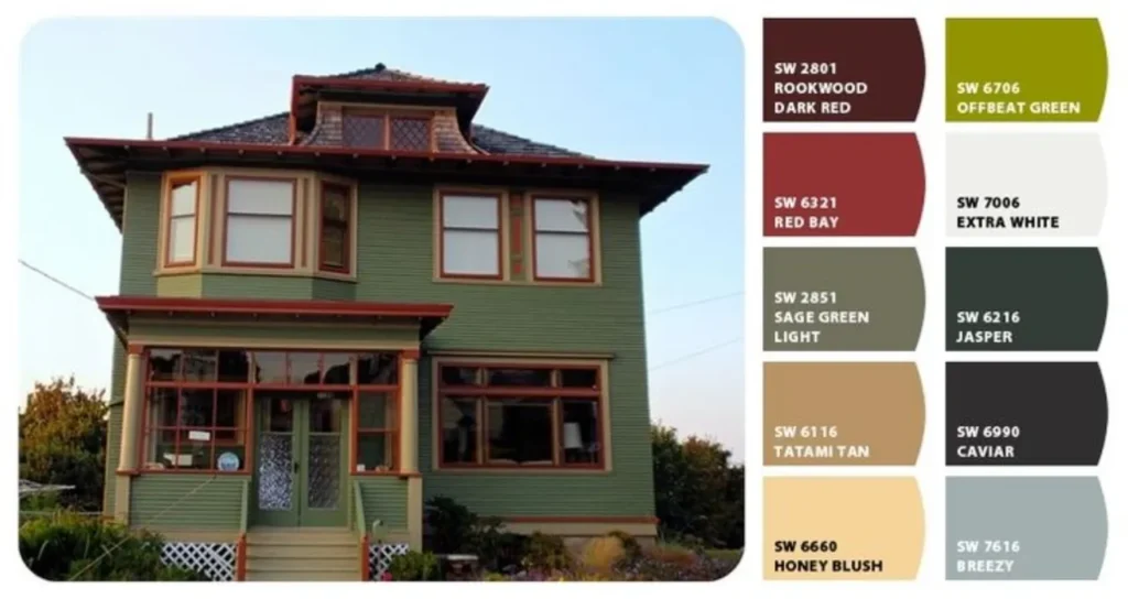 Local Historic Districts (HPOZ's) Vintage House Paint Colors
