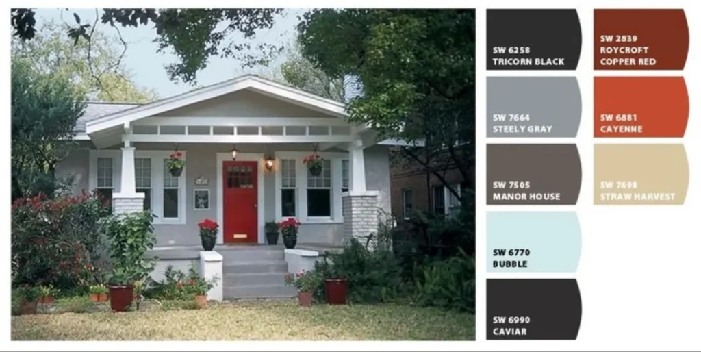 Local Historic Districts (HPOZ's) Vintage House Paint Colors