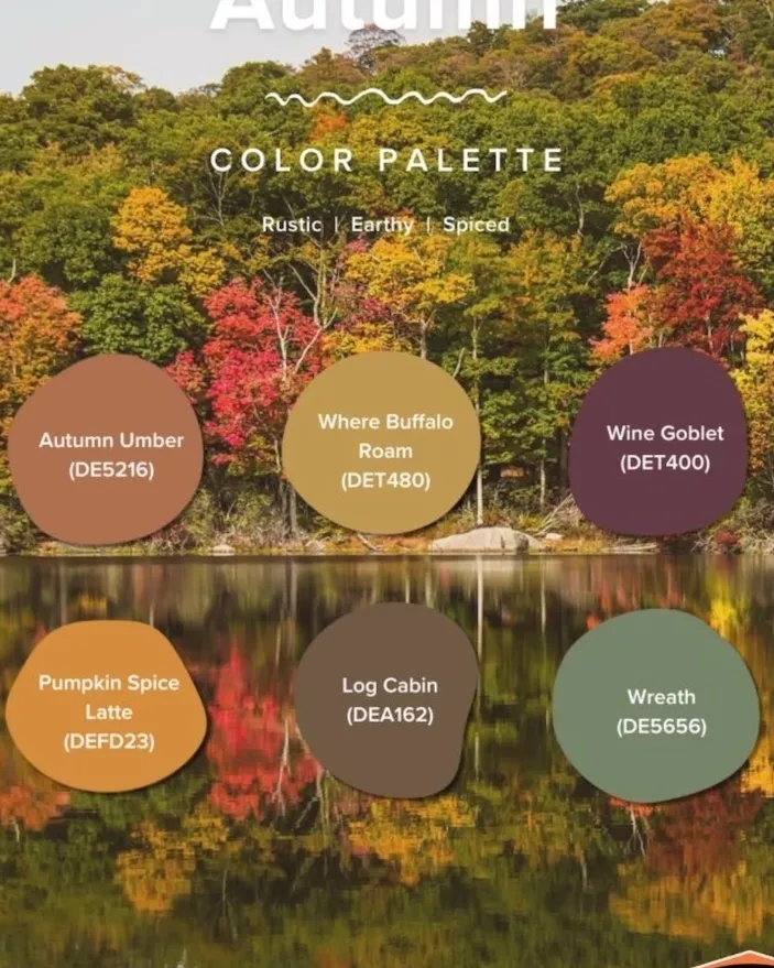 Dunn Edwards Autumn Paint Colors.