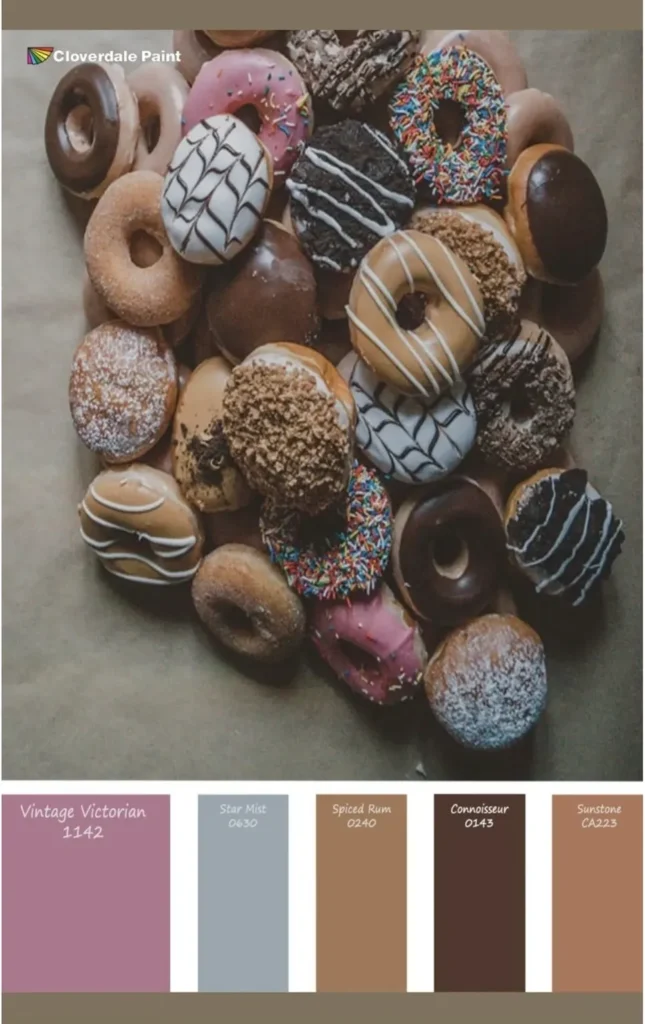 Donut Inspired Paint Colors.