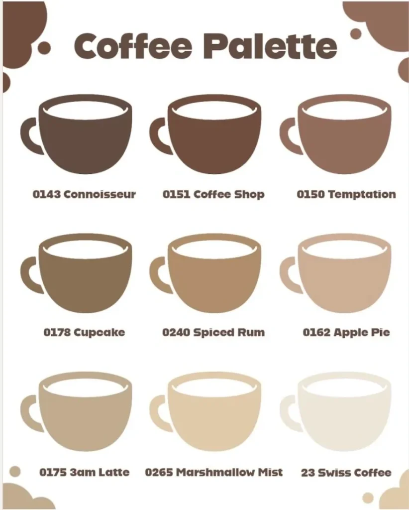 Vista Paint Coffee Inspired Hues.