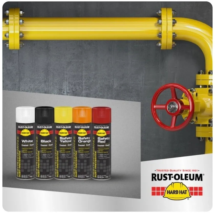 Rust-Oleum Rust Preventive Paint.