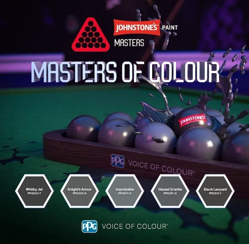 PPG Snooker Black Colors.