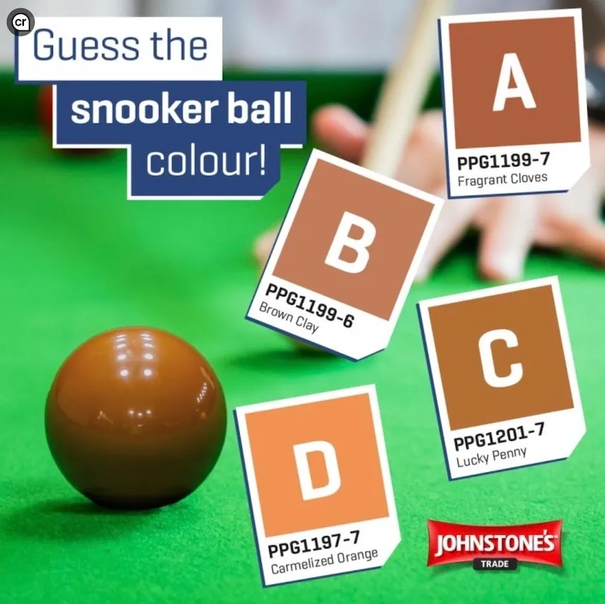 PPG Snooker Inspired Caramel Paint Colors.