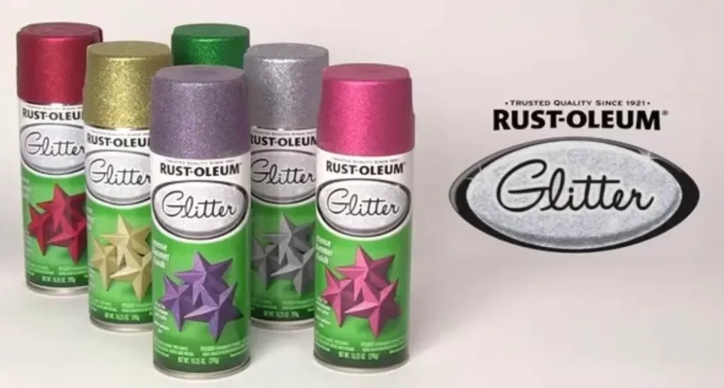Rust-Oleum Glitter Paint.