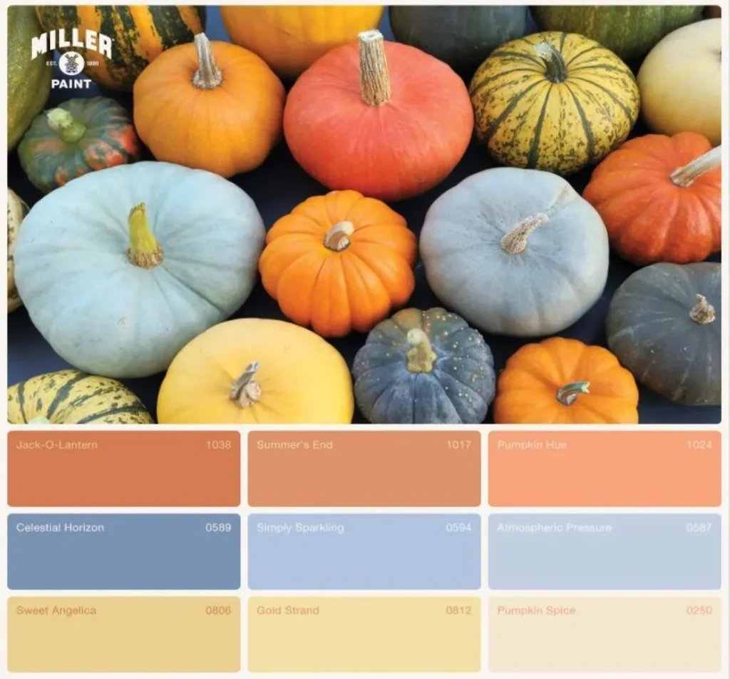 Halloween Inspired Paint Colors.