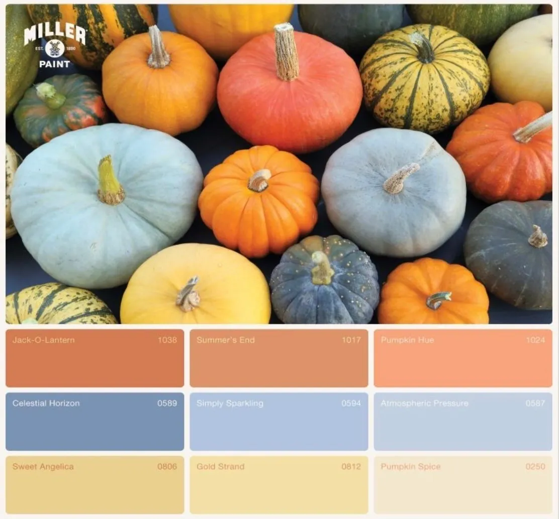 Halloween Inspired Paint Colors.