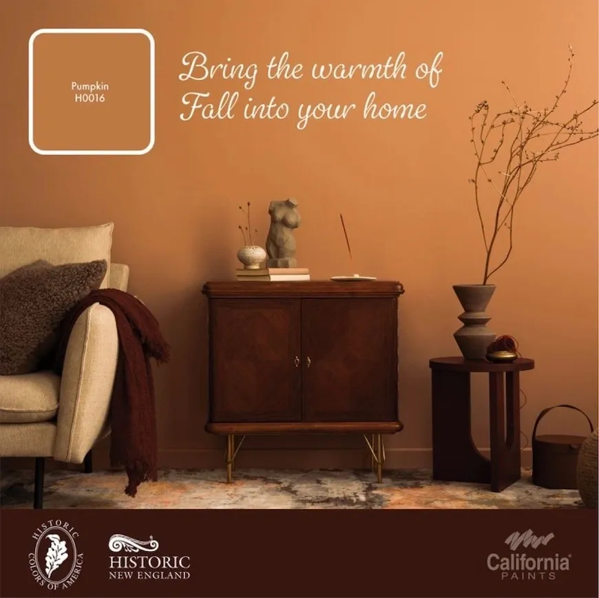 Pumpkin Inspired Paint Colors.